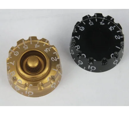 Knurled SPEED DIAL Knobs to fit Gibson/Epiphone style guitars