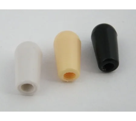 Toggle Switch Tip Cream/Black/White LP Style guitars M3.5 thread