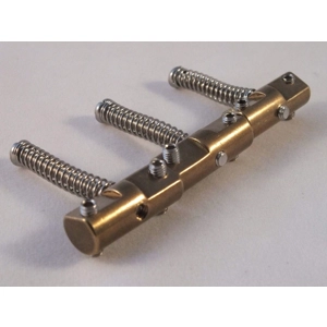 Compensated Brass Bridge Saddles for Telecaster electric guitars