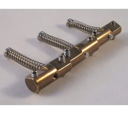 Compensated Brass Bridge Saddles for Telecaster electric guitars