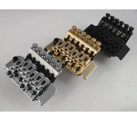 Licensed FLOYD ROSE BRIDGE Chrome, Black or Gold 42 or 43mm Nut