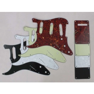 Left Handed SSS Scratch Plate Pickguard SET for USA/Mex Stratocaster