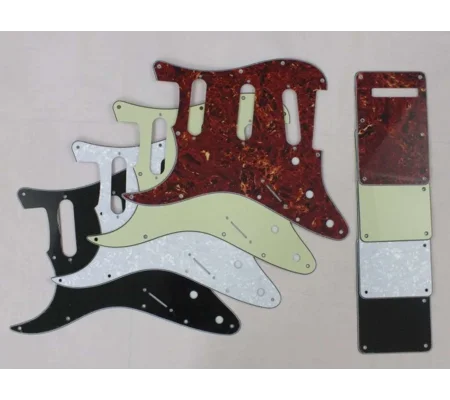 Left Handed SSS Scratch Plate Pickguard SET for USA/Mex Stratocaster