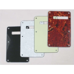 Left Handed 3 Ply Trem Back Plate Cover in 4 Cols for USA ..