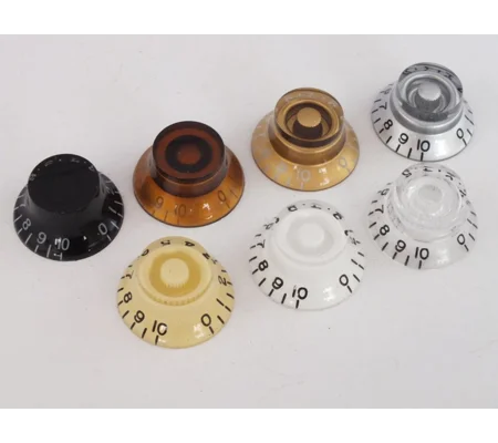 TOP HAT Bell KNOBS for USA Les Paul Gibson guitars 24 Spline