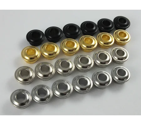 6 REDUCER BUSHINGS for Vintage Style Machine Heads 8mm to 10mm