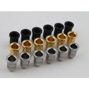6 Body String Ferrules 6.5mm for Telecaster guitar in 3 Co..