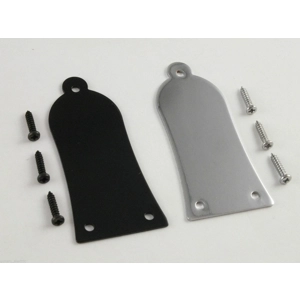 Metal Truss Rod Cover for Epiphone Chrome or Black + Screws