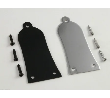 Metal Truss Rod Cover for Epiphone Chrome or Black + Screws