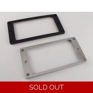 METAL Humbucker Flat based Pickup Surround Rings in Chrome or Black