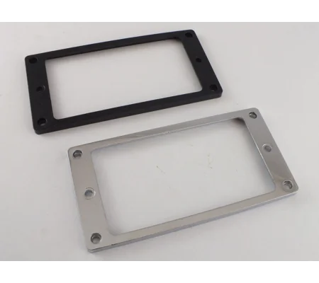 METAL Humbucker Flat based Pickup Surround Rings in Chrome or Black