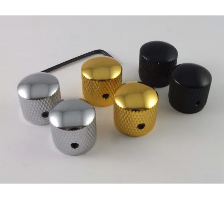 Vintage Screw fit Precision Bass Style Knobs in 3 Colours
