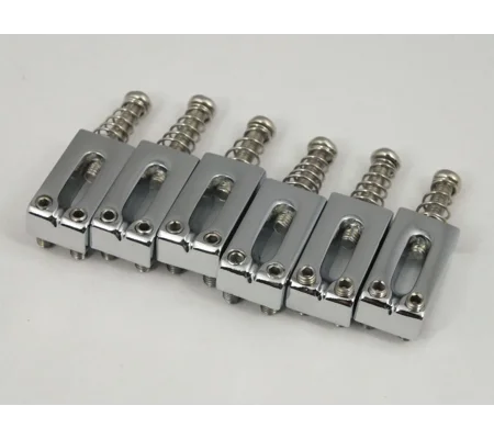 Chrome Plated Bridge Saddles 52mm Stratocaster guitars