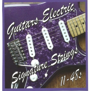 Electric Guitar STRINGS 11-48s Medium Gauge 'Signature'