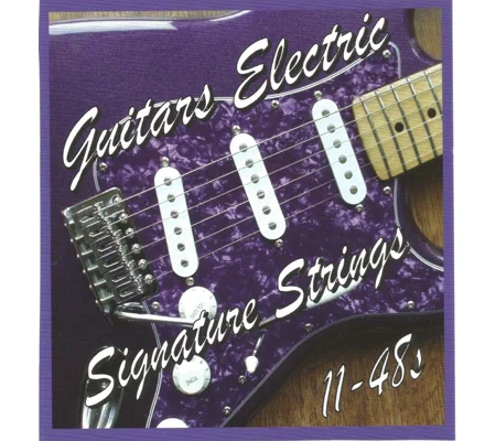 Electric Guitar STRINGS 11-48s Medium Gauge 'Signature'