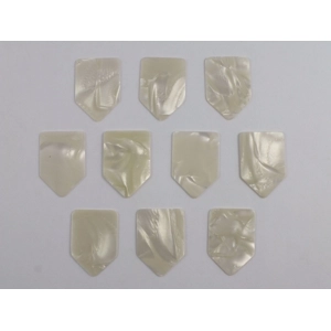 10 PENTAGON Plectrums ‘Bert Weedon’ style in 2 Colours & 3 Gauges