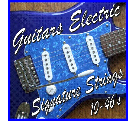 Electric Guitar STRINGS 10-46s Light Gauge 'Signature'