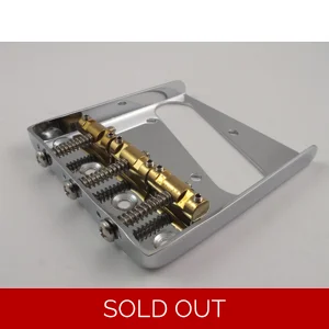 Telecaster Ash Tray Bridge 3 Compensated Brass Saddles