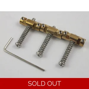 Compensated Brass Bridge Saddles for Telecaster guitars