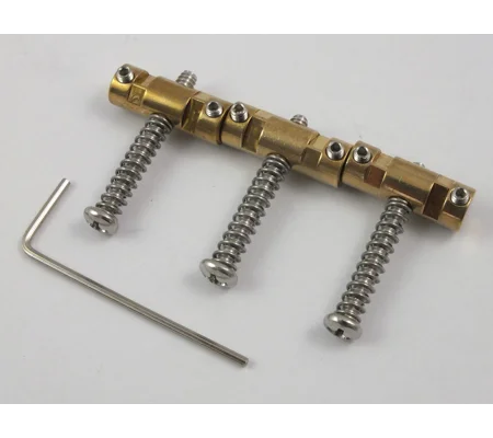 Compensated Brass Bridge Saddles for Telecaster guitars