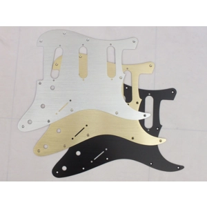Anodized Aluminium Stratocaster Scratch Plate for Fender Strat 3 cols