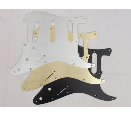 Anodized Aluminium Stratocaster Scratch Plate for Fender Strat 3 cols