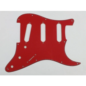 RED 3 Ply RBR SSS SCRATCH PLATE Pickguard to fit USA/Mex STRATOCASTER Strat