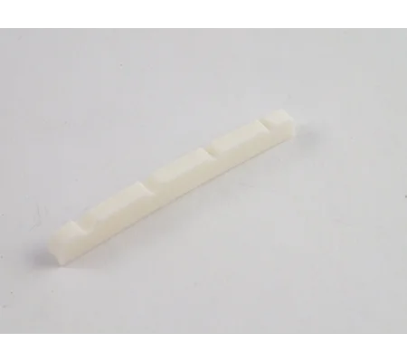 42mm Curved Base Bone Nut + pre-cut string slots for Precision style bass guitars