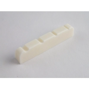 38mm Bone Nut Flat Base + pre-cut string slots for 2 a sid..