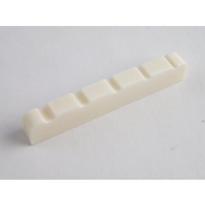 5 String Bone Nuty 45mm Flat Base + pre-cut string slots for 5 String Bass guitar