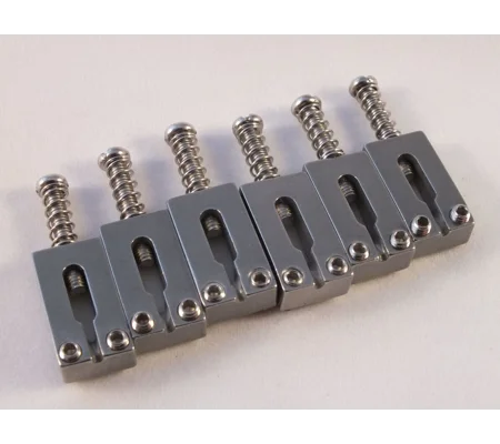 Stainless Steel Bridge Saddles for Telecaster Bridges 54mm spacing
