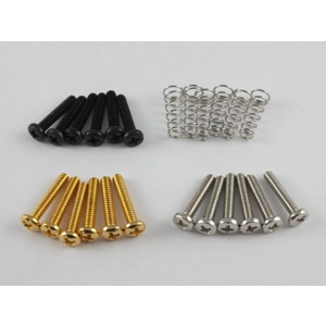 6 Domed Pickup height adjustment screws + Springs 3 Colours
