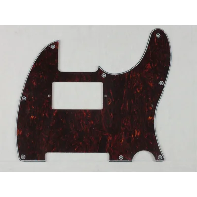 Pickguard Per Chitarra Telecaster Con Intaglio Humbucker – Battipenna Tartarugato Scuro
