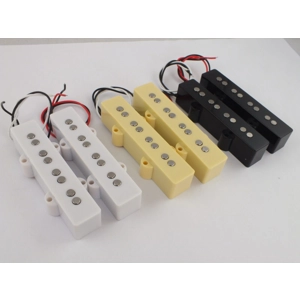 JAZZ BASS PICKUP SET Alnico V Neck & Bridge CREAM or WHITE..