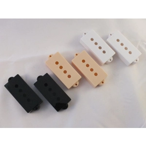 Pair of PICK UP COVERS in Black, Cream or White for Precision P Bass