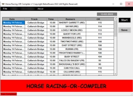 Horse Racing-OR-Compiler