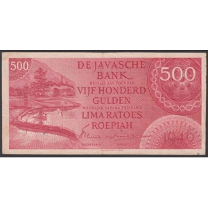 Netherlands Indies 500 Gulden 1946 - SOLD - SOLD - SOLD