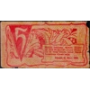 Indonesia 5 Rupiah 1948 coupon penukaran Djambi