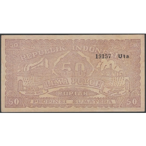 Indonesia 50 rupiah 1948 Bukittinggi - SOLD - SOLD - SOLD - SOLD