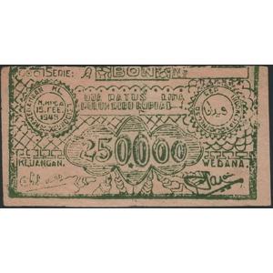 Indonesia 250.000 rupiah 1948 Membang Muda - SOLD - SOLD - SOLD