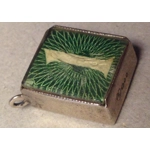 Vintage 1963 Solid Silver Encased UK British One Pound Note in Pendant Break g..