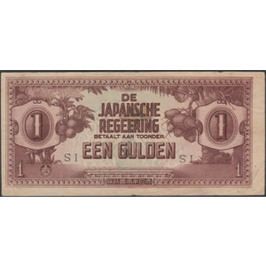 Netherlands Indies 1 gulden 1942 JIM - serial number error - SOLD - SOLD - SOLD - SOLD