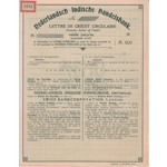 Nederlandsch Indische Handelsbank  - L/C proof print by De Bussy, 1930's - SOL..