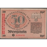 Germany 50 Rpf 1940/41 War relief - Wertschein