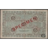 Netherlands Indies 5 gulden 1916 SPECIMEN - SOLD - SOLD - SOLD
