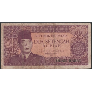 Indonesia 2 1/2 rupiah 1961 Irian Barat