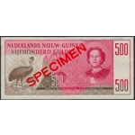 New Guinea 500 gulden 1954 SPECIMEN