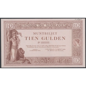Netherlands 10 gulden 1900 PROOF