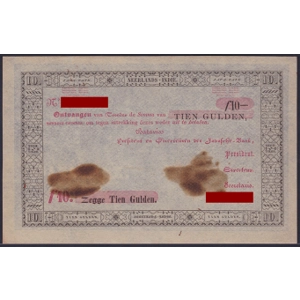 Netherlands Indies 10 gulden 1853 - SOLD - SOLD - SOLD - SOLD
