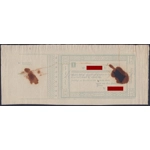 Netherlands Indies 1 gulden 1834, unissued, with allonge